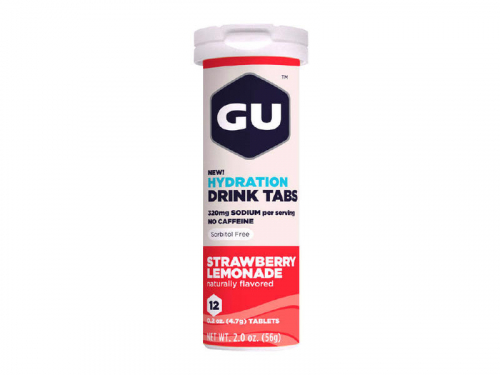 GU Hydration Drink Tabs 54 g-strawberry lemonade