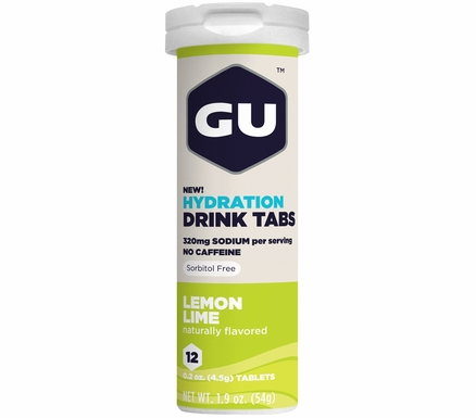 GU Hydration Drink Tabs 54 g-lemon/ lime