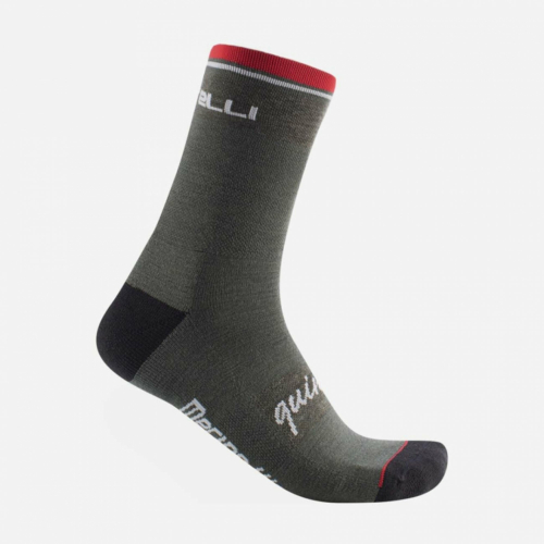 Castelli Quindici Soft Merino Sock Green